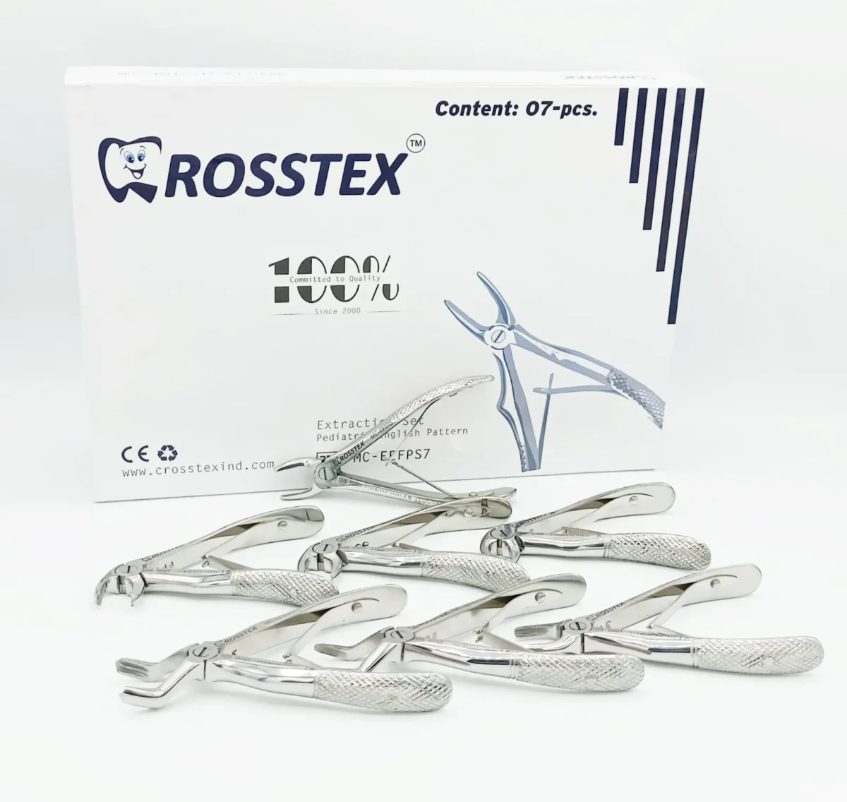 Extraction Forceps Pediatric Set (pack of 7)