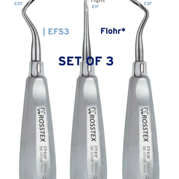 Flohr Root Elevator Set (pack of 3)