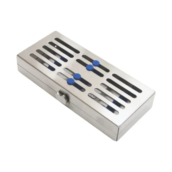 Cassette 18.5x8x3.5cm with blue silicon