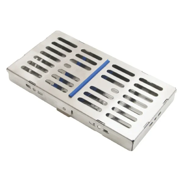 Cassette 19x10x2.5cm with blue silicon