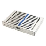 Cassette 19x14x3.5cm with blue silicon