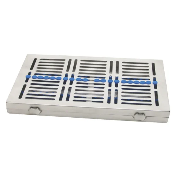 Cassette 29x19x3.5cm with blue silicon