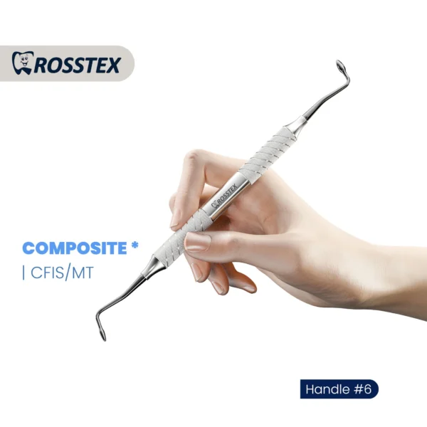 Composite Instrument fig. small/medium contact forming titanium nitride coating