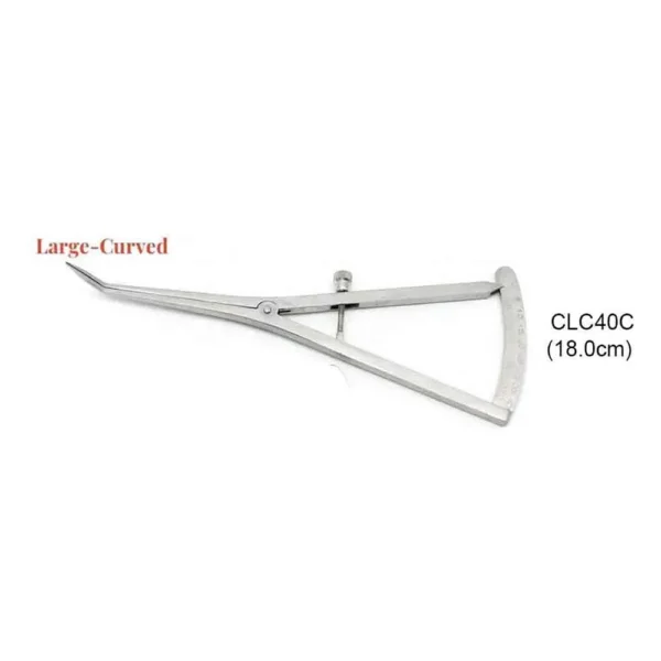 Castroviejo Caliper 18,0cm angled
