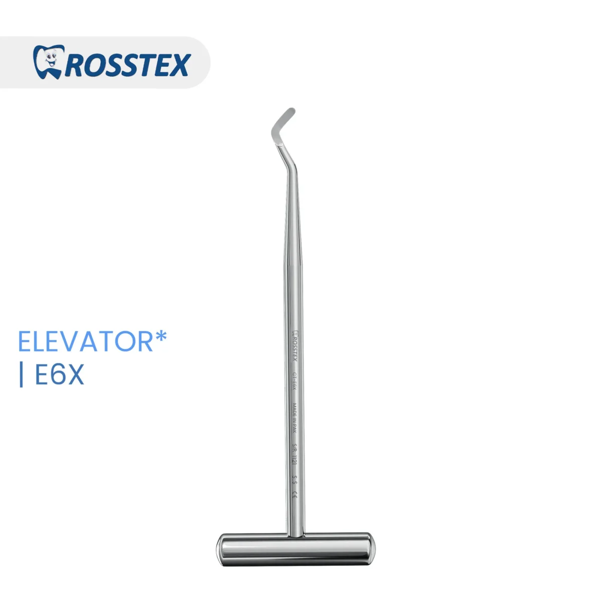 Potts Left Root Elevator with t-handle