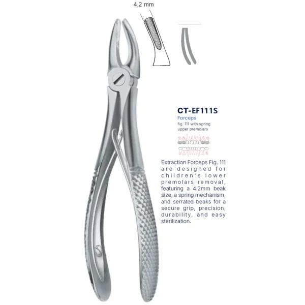 Extraction Forcep fig. 111 with standard handle