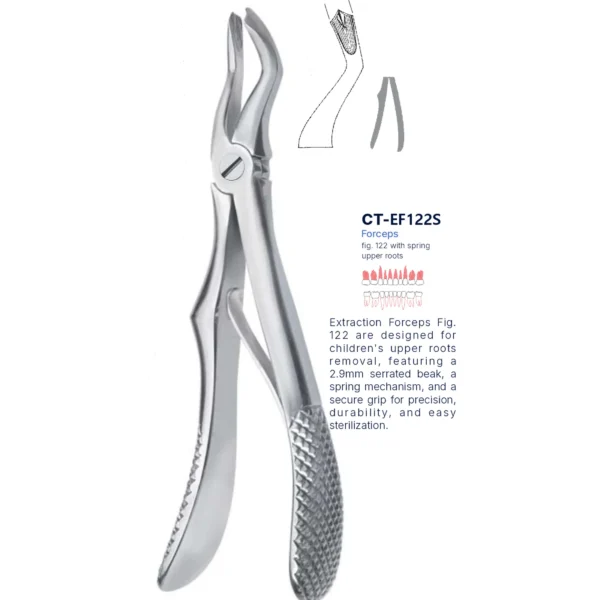 Extraction Forcep fig. 122 with standard handle