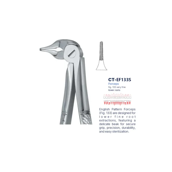Extraction Forcep fig. 133 with standard handle