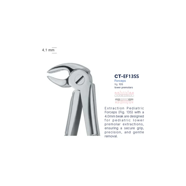 Extraction Forcep fig. 13 with standard handle