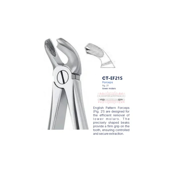 Extraction Forcep fig. 21 with standard handle