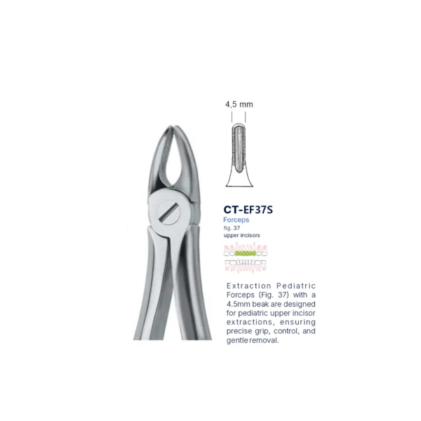 Extraction Forcep fig. 37 with standard handle