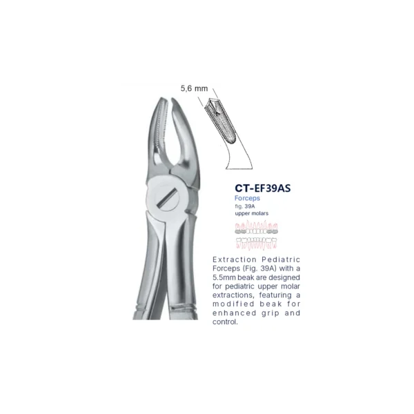Extraction Forcep fig. 39a with standard handle