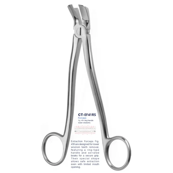 Extraction Forcep fig. 41r with standard handle