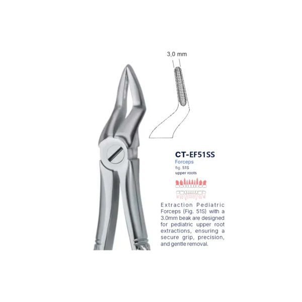 Extraction Forcep fig. 51 with standard handle
