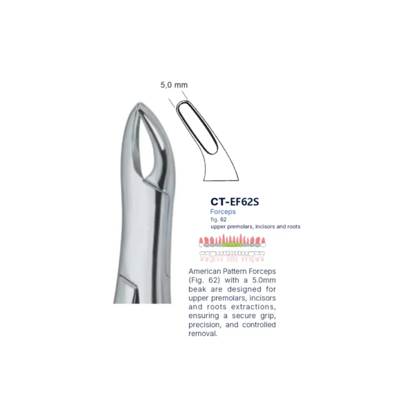 Extraction Forcep fig. 62 with standard handle