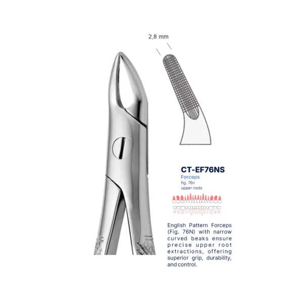 Extraction Forcep fig. 76N with standard handle