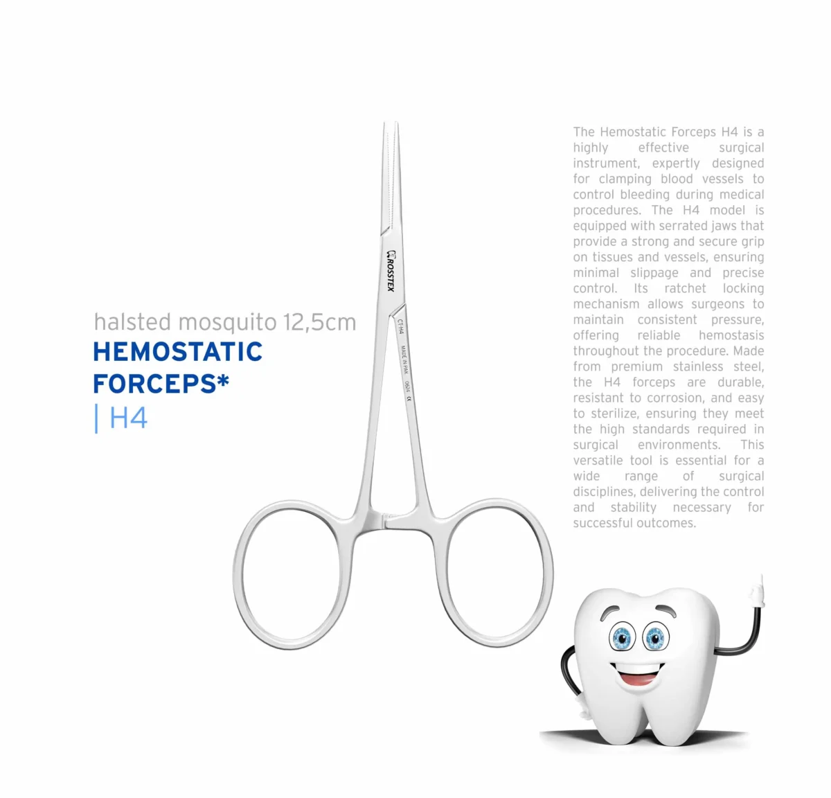 Halsted Mosquito Forcep 12,0cm straight