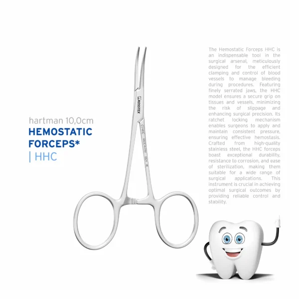 Hartman Forcep 10,0cm curved