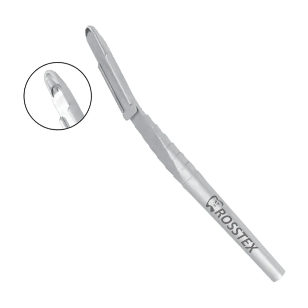 Bone Scraper 15,5cm curved
