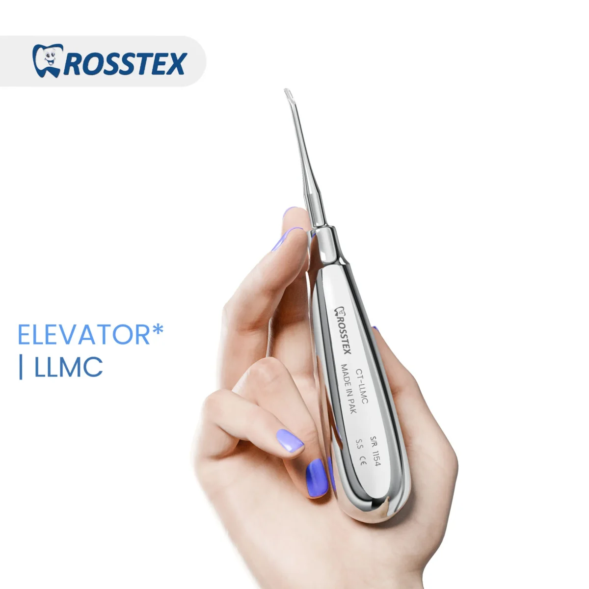 Lindo-levian Root Elevator 3x8mm back curved