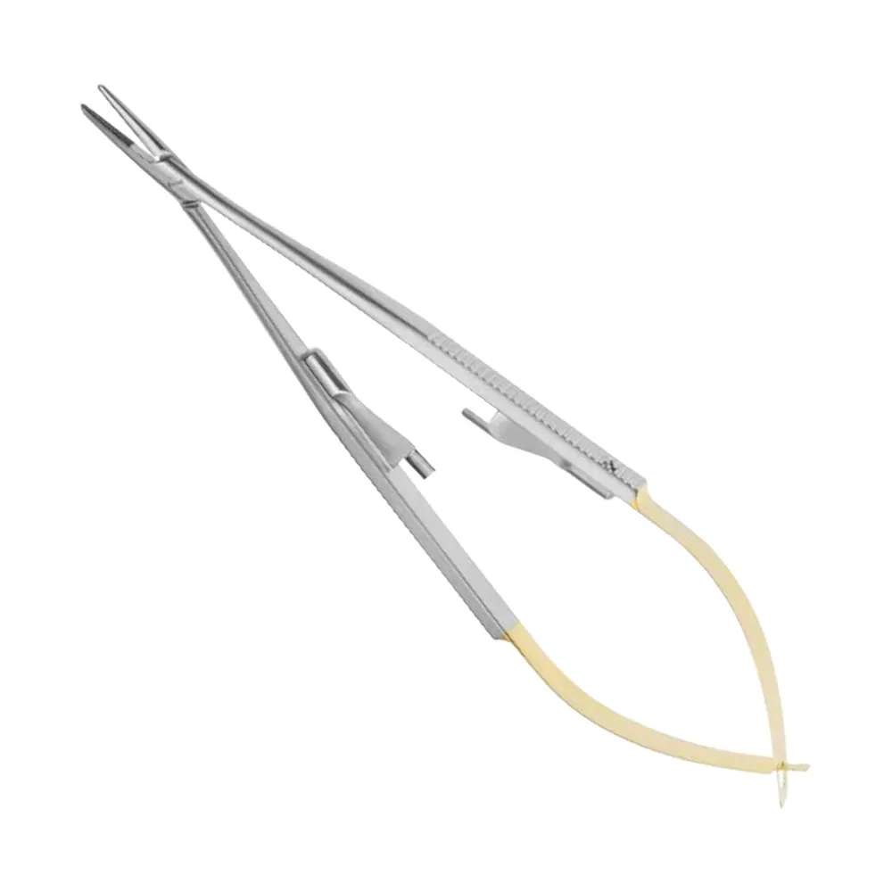 Castroviejo Needle Holder straight/f. handle 14,0cm t/c