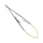 Castroviejo Needle Holder curved/f. handle 18,0cm t/c