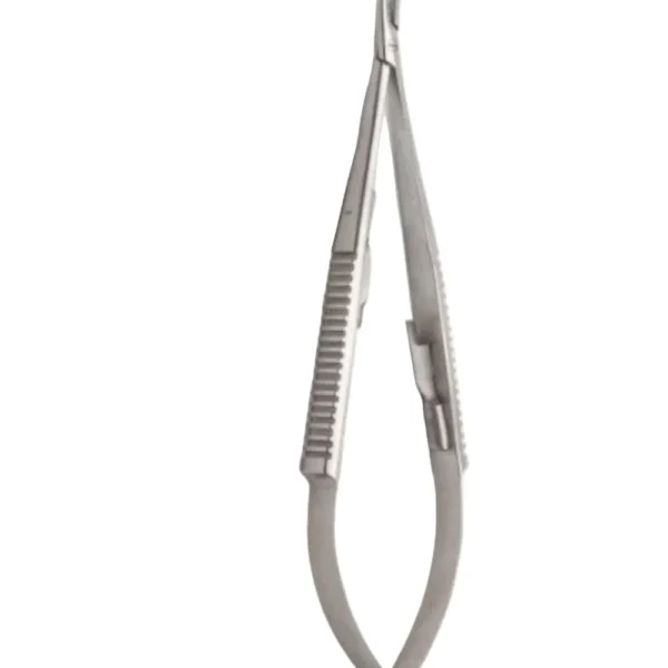 Castroviejo Needle Holder curved/f. handle 14,0cm