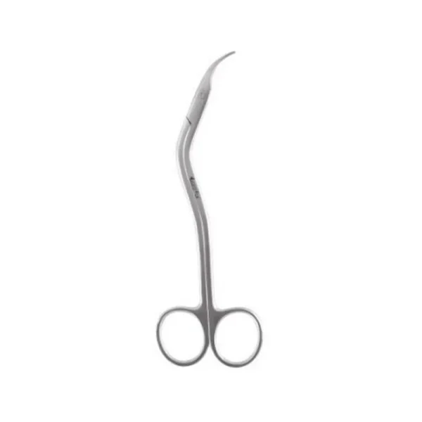 Heath Scissor 15,5cm double curved serrated