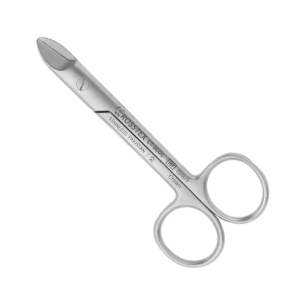 Crown Scissor 12,0cm curved serrated