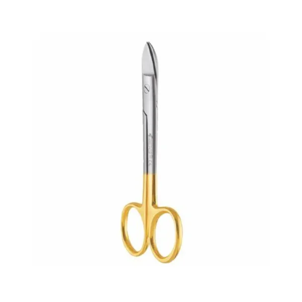 Crown Scissor 12,0 curved/serrated t/c