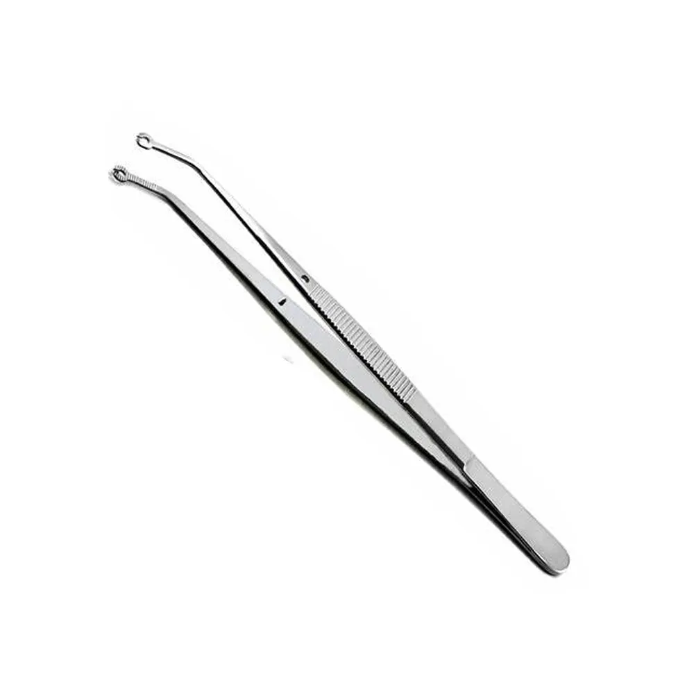 Suture Corn Tissue Plier 2.2mm 15,0cm curved
