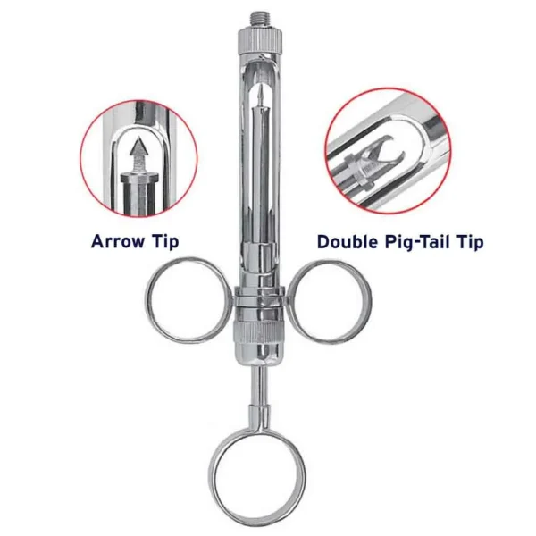Syringe aspirating 1.8ml, with european/american thread