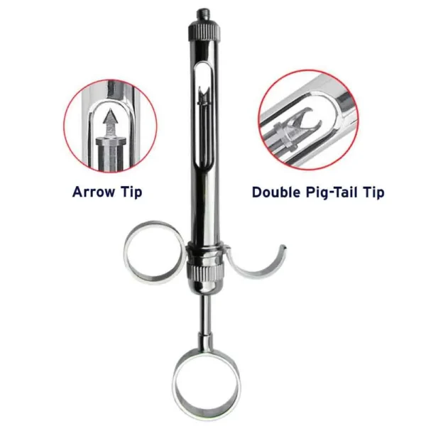 Syringe aspirating 1.8ml, with european/american thread