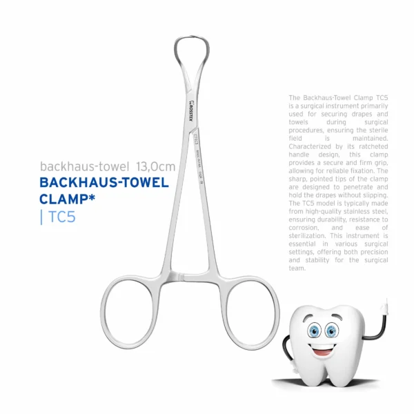 Backhaus-towel Clamp 13,0cm