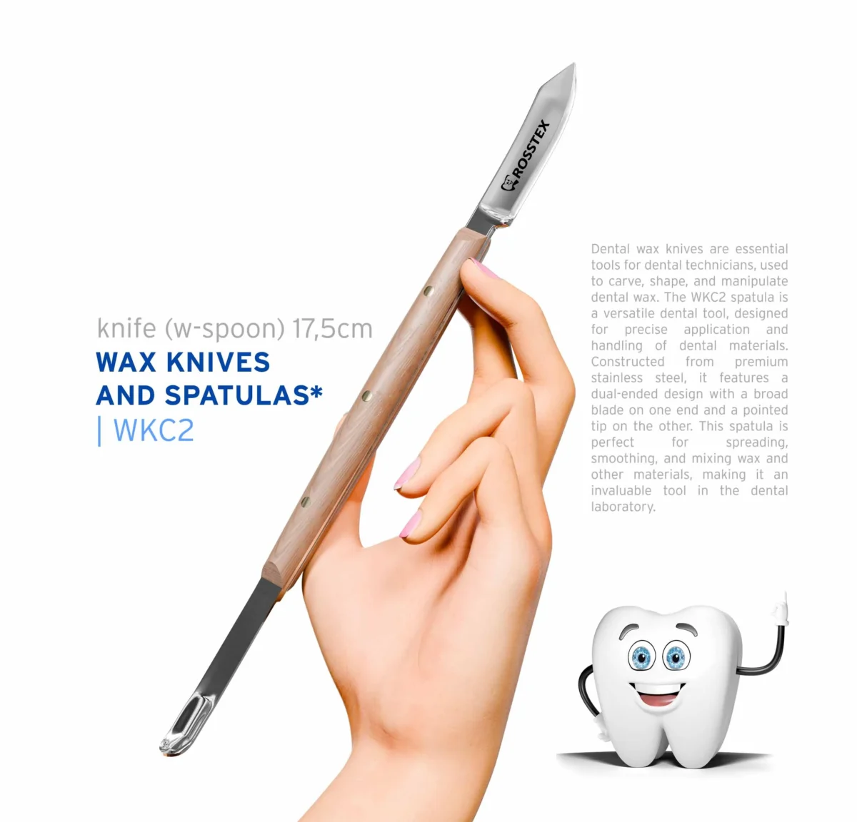 Wax Knife (w-spoon) 17,5cm